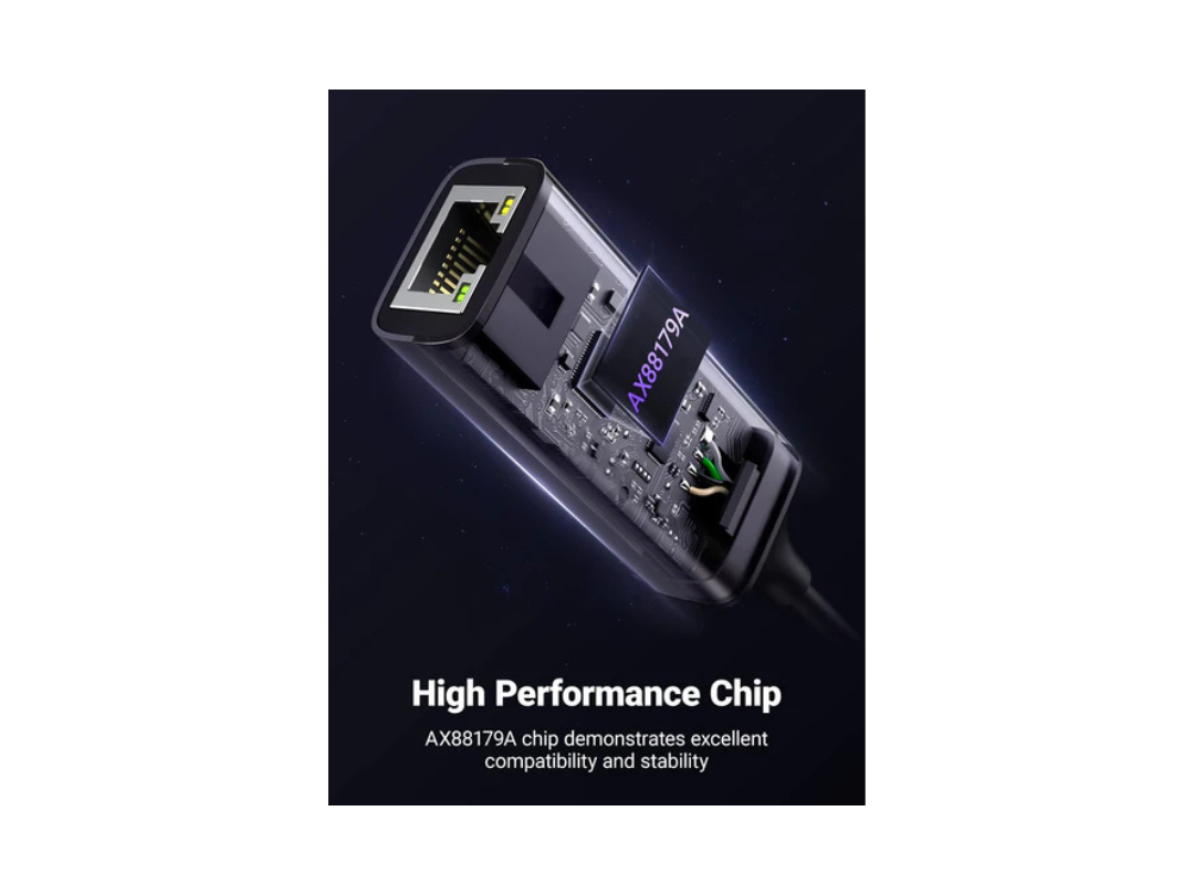 UGreen USB Type C to Gigabit 10/100/1000M Ethernet Adapter CM199-50737 UGreen USB Type C to Gigabit 10/100/1000M Ethernet Adapter CM199-50737
